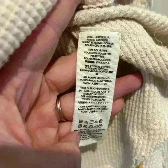 Free people boho oversized thermal long sleeve top sz. XS. Patchwork peasant - Picture 3 of 7